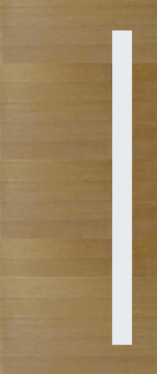 Vertical Glass Entrance Door - Clear Glass GD-1V CG