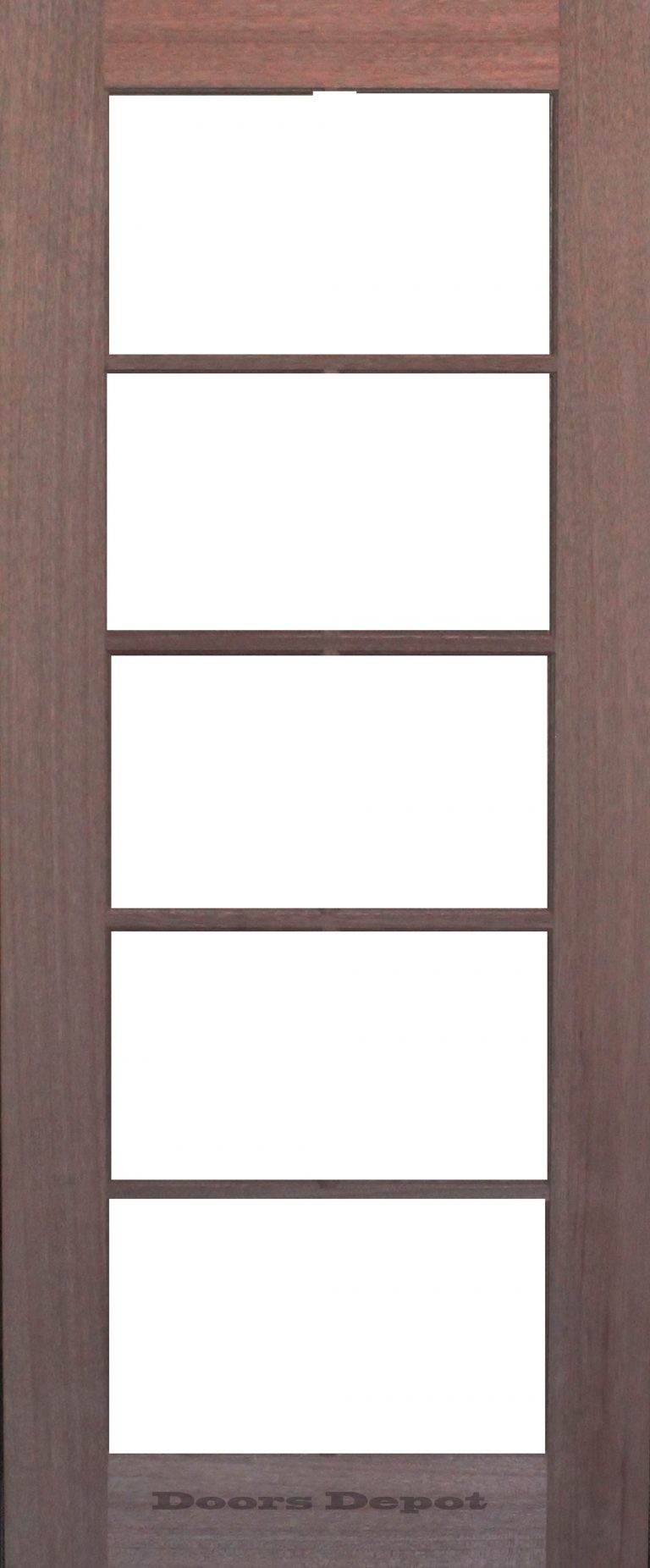 French Timber Door - Clear Glass GD-5L CG