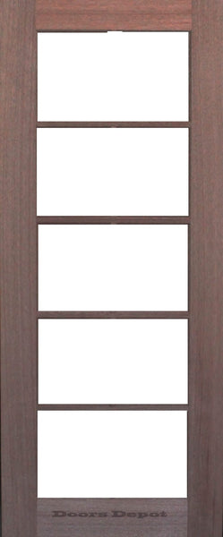 French Timber Door - Clear Glass GD-5L CG