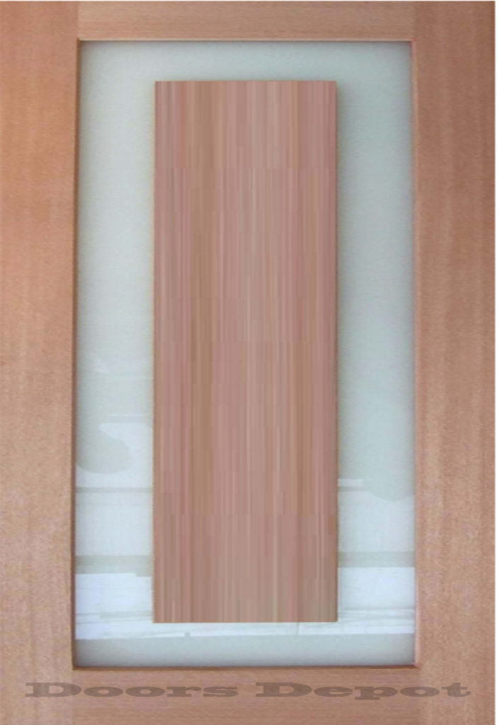 External Contemporary Glass Door - Clear Glass GD-S03 CG