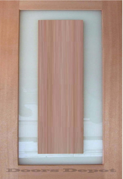 External Contemporary Glass Door - Clear Glass GD-S03 CG
