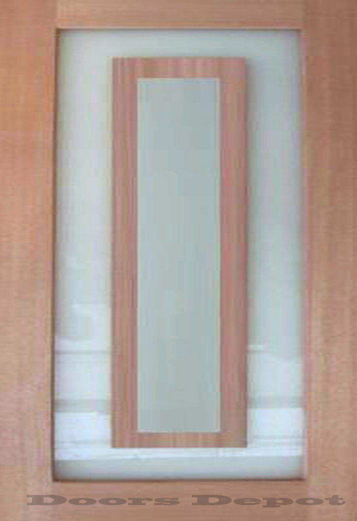 External Contemporary Glass Door - Translucent Glass GD-S04 TG