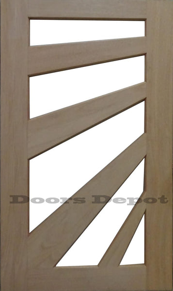 External Contemporary Glass Door - Translucent Glass GD-SLT TG