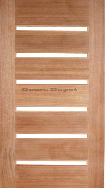 Horizontal Glass Entrance Doors - Clear Glass GD-D6 CG