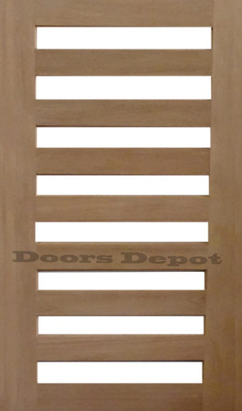 Horizontal Glass Entrance Doors - Clear Glass GD-D8 CG