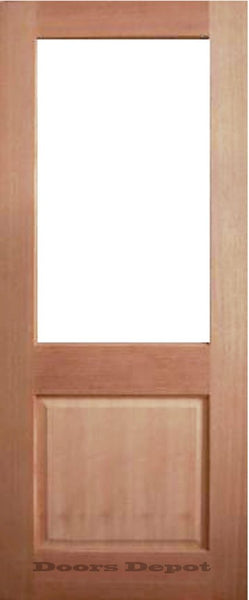 1/2 Glass Back Door & Laundry Door - Clear Glass GD-D9 CG