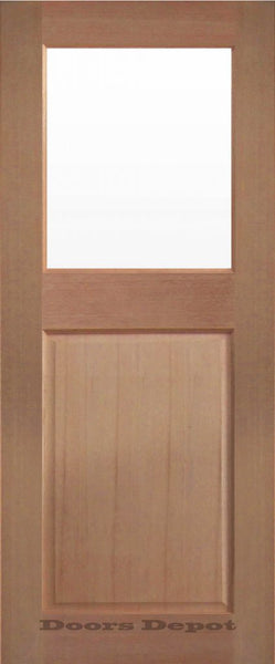 1/2 Glass Back Door & Laundry Door - Translucent Glass  GD-LAU TG